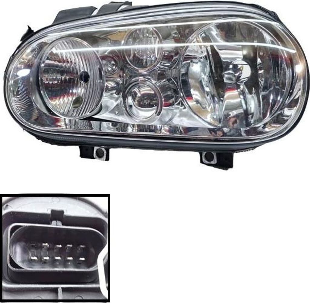 Linker Scheinwerfer Volkswagen Golf IV 1997-2003 | 1J1941017B, manuelle Einstellung