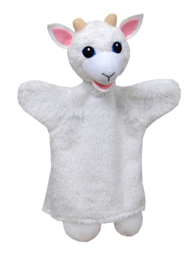 Ruční maňásek koza 27 cm Pestrobarevná, 24619A Obrázek produktu 