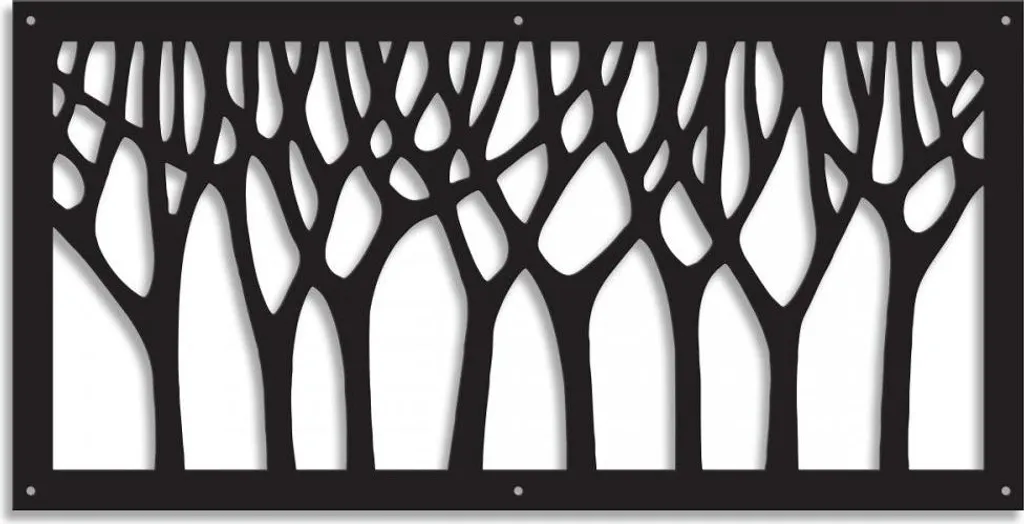 Pannello Frangisole PVC Nero BOSCO 50x150 | Privacy Giardino e Casa