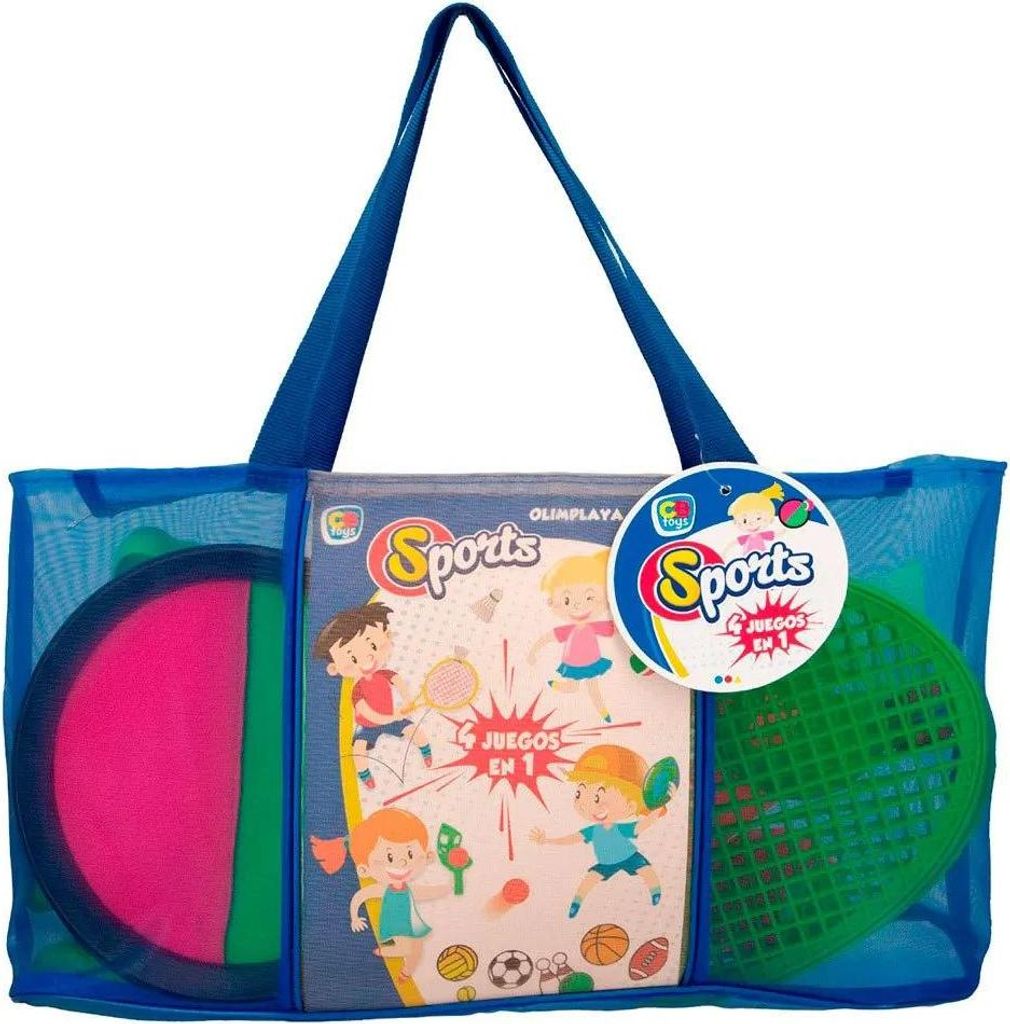 Generico Tasche Mit 3 Outdoor-multisport-spielen 43x7x24 Cm 11 Stücke Mehrfarbig Mehrfarbig One Size