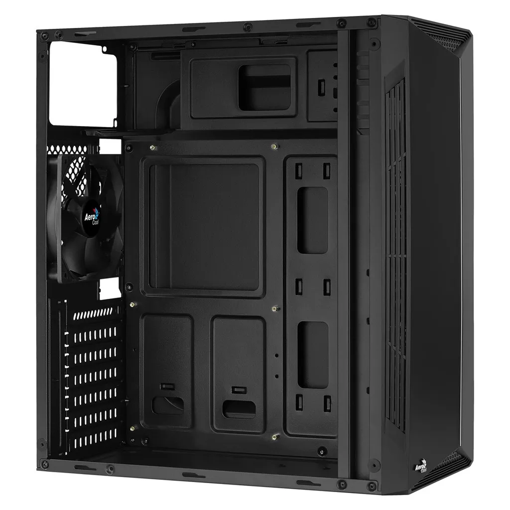 Boîtier PC Aerocool Split Midi Tower Noir avec Ruban LED RGB Stylé - 5