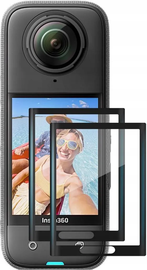 Film de Protection Écran Verre Trempé pour Caméra Insta360 X4 - Lot de 2