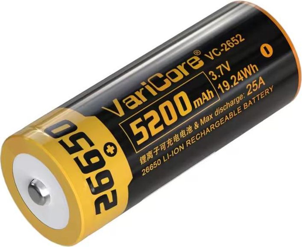 Akumulátorový článek VariCore VC-2652 Plus 26650 Li-Ion 3,7 Obrázek produktu 