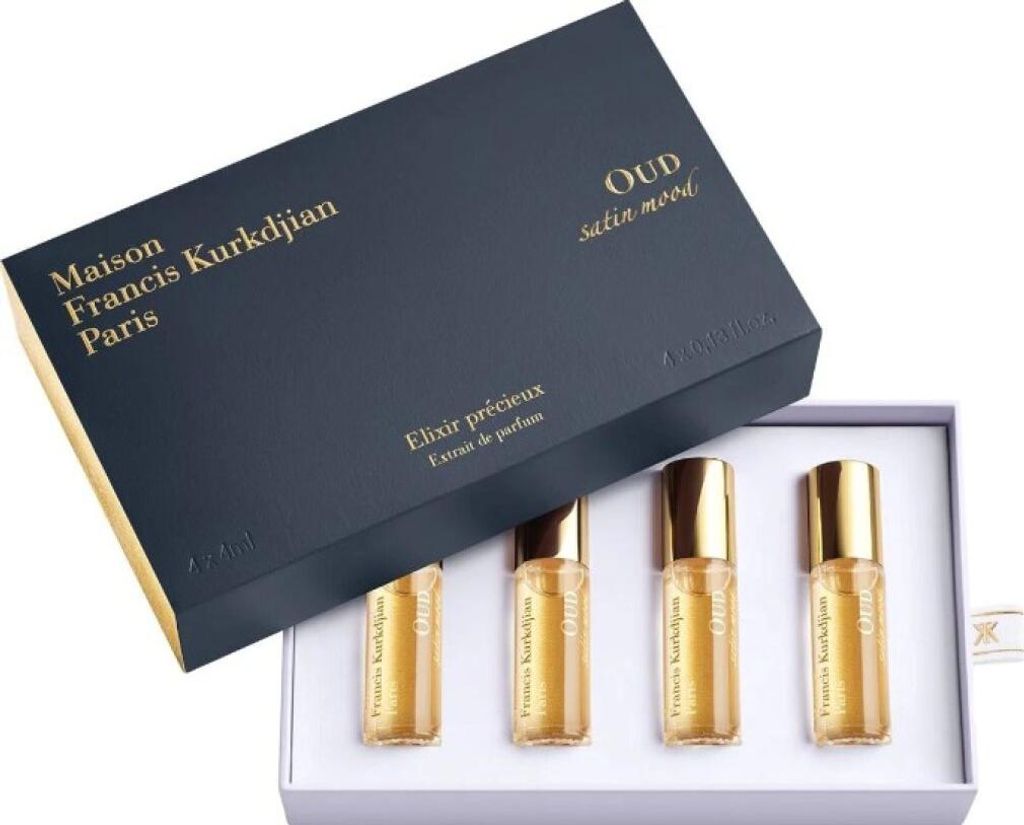 Maison Francis Kurkdjian Oud Satin Mood Extrait de Parfum Roll-On (4 x 4 ml)