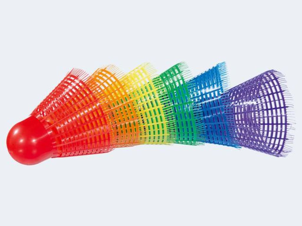 VIVA 6 Badmintonbälle Giant GreLL 9cm 6 Farben