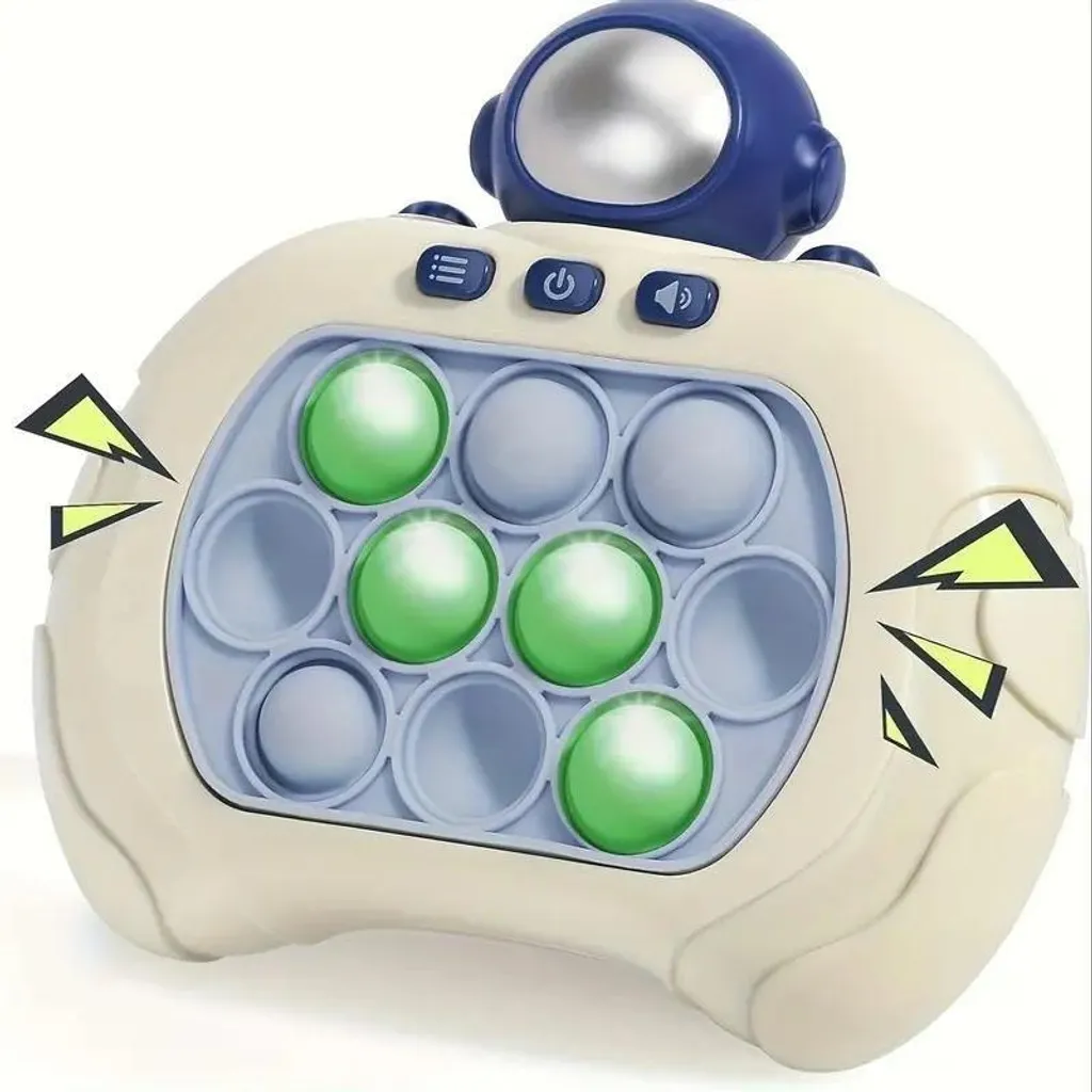 Jeu anti-stress électronique astronaute, console sensorielle Pop It