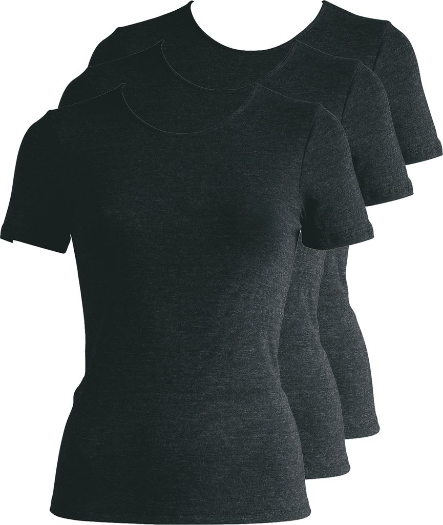 3er Pack Damen T-Shirt Unterhemd Funktionswäsche von der Produktbild 