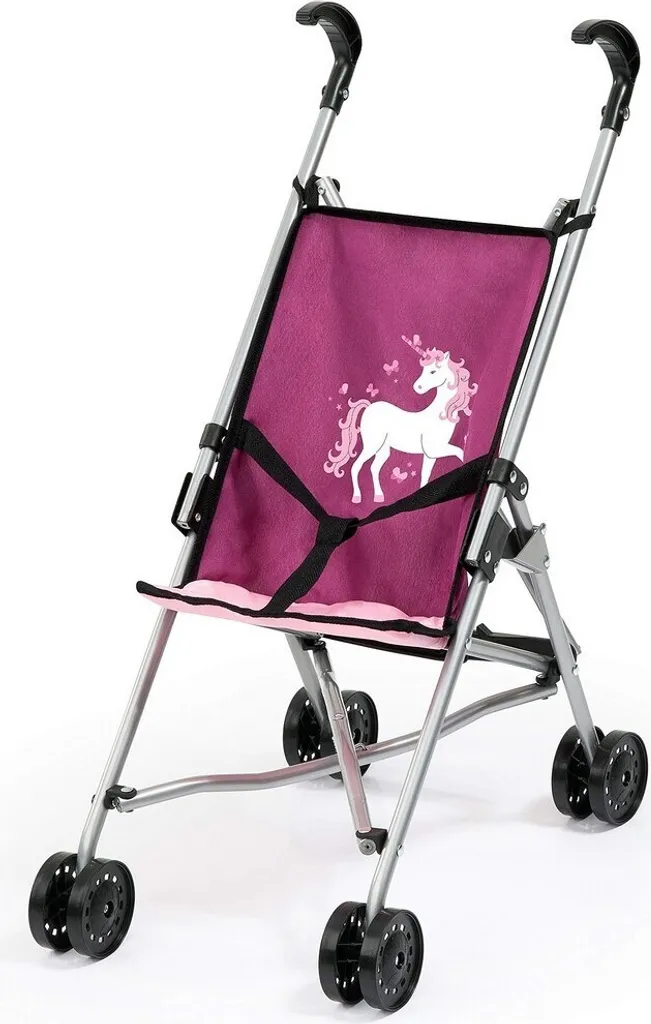 Poussette pour poupée facile à plier Bayer Design pour voyage et sorties