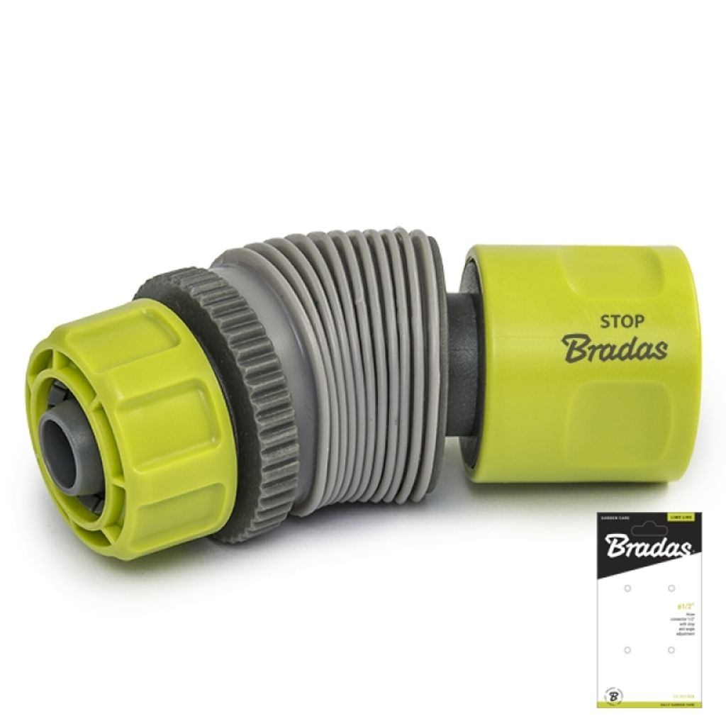 Raccordo rapido flessibile 1/2" LIME LINE con arresto Immagine del prodotto 
