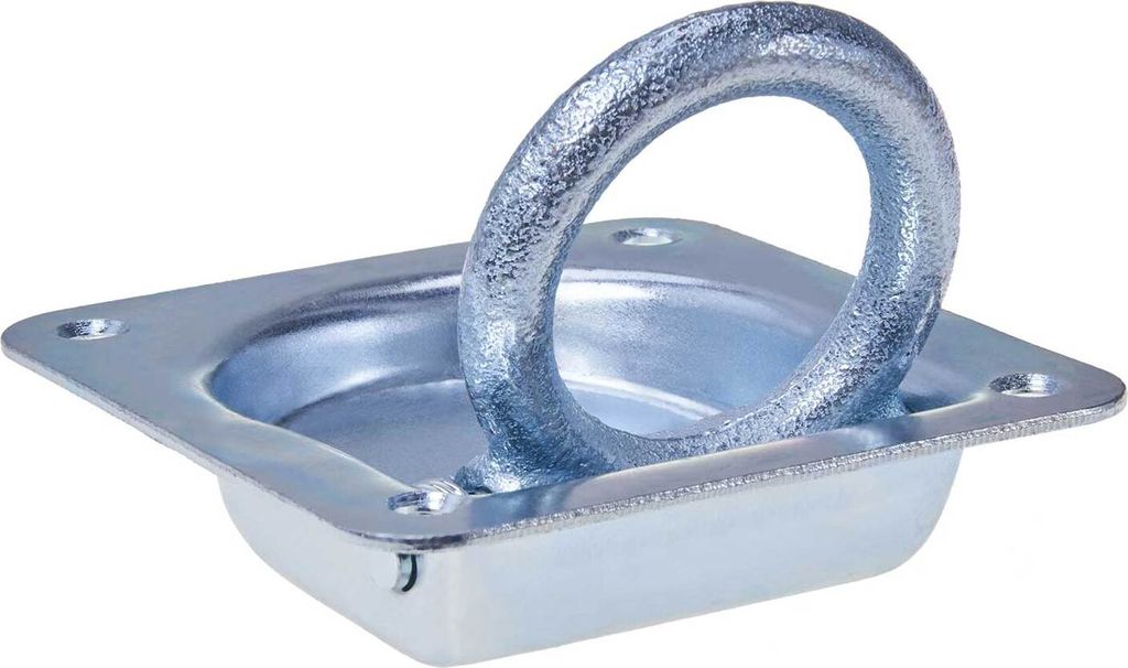 Zurrmulde mit Ring und Feder max. 800 kg Produktbild 