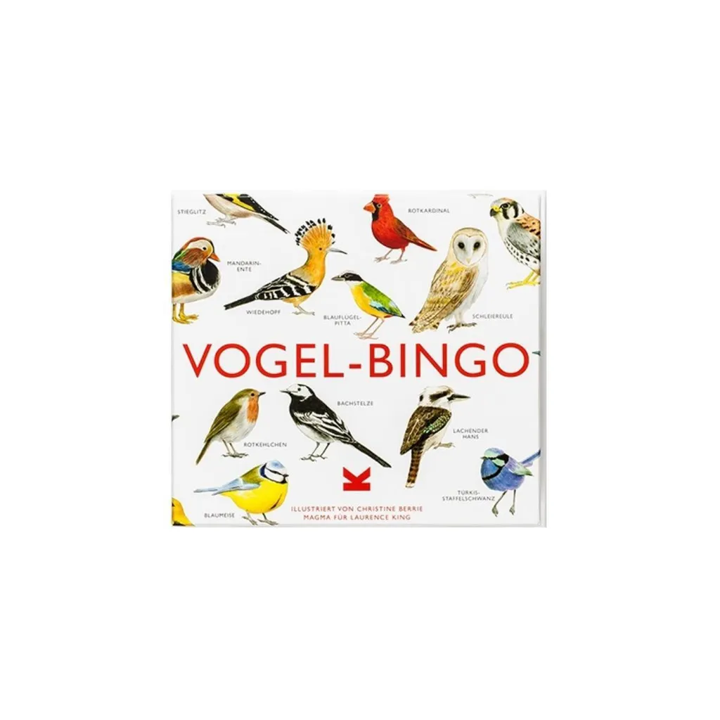 Loto des Oiseaux Vogel-Bingo : 64 Espèces à Découvrir - Jeu de 2 à 7 Joueurs