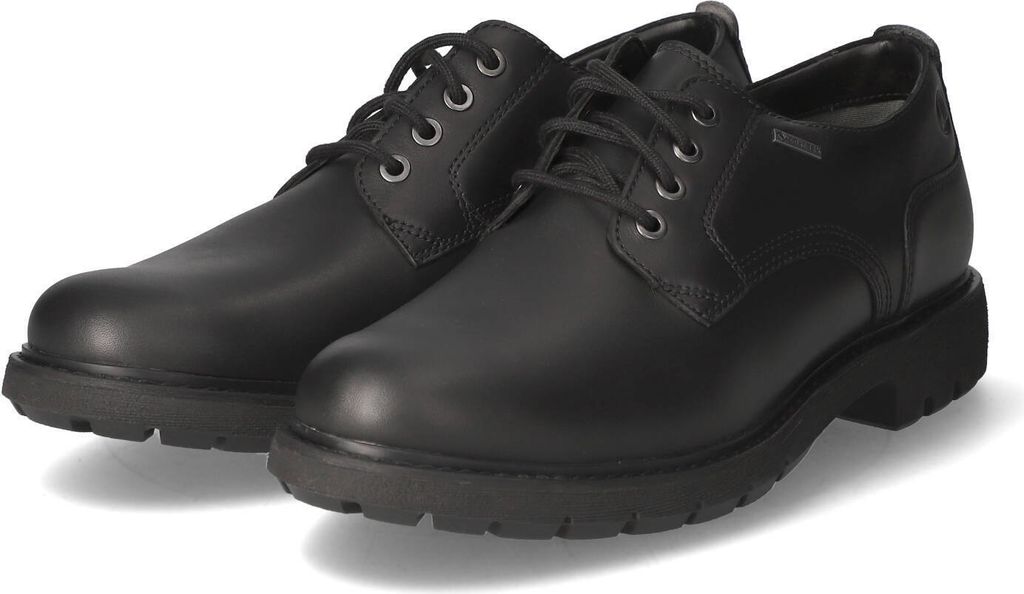 Clarks Schnürhalbschuhe bequem in schwarz, Gr. 10.5 Produktbild 1