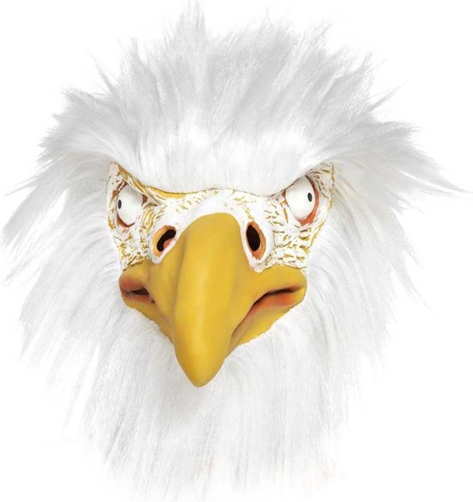 Smiffys - Maske - Herren/Damen Uni SM353 (Einheitsgröße) (Weiß/Gelb)