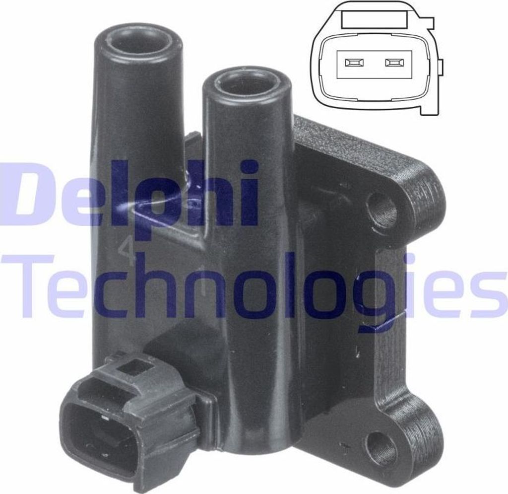 DELPHI GN10840-12B1 Zündspule OE 2731022600 kompatibel mit Rio, Matrix, Getz, Accent