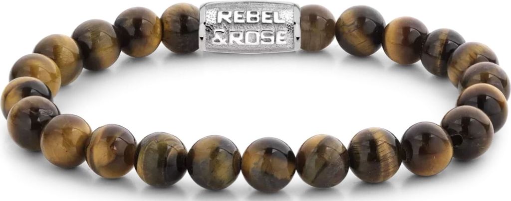 Rebel and Rose Stones Only RR-80042-S Herrenarmband, Armbandumfang:19cm