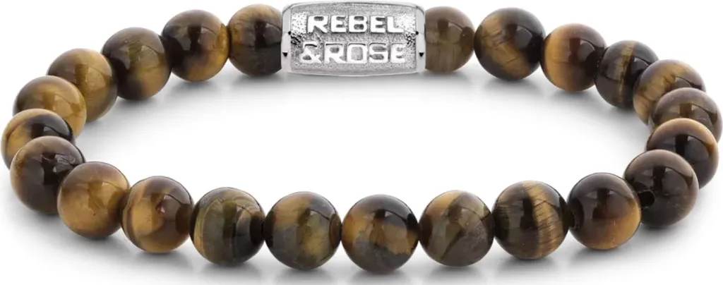 Bracelet Rebel and Rose RR-80042-S/L en Lys tigré pour homme