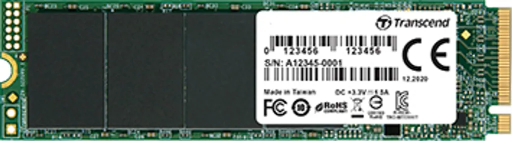 Disque SSD interne 512 Go M.2 NVMe Transcend pour stockage rapide
