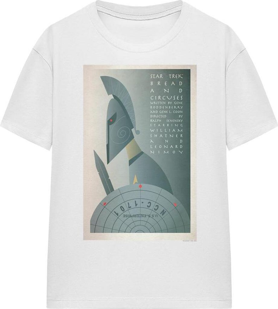Star Trek - "The Original Series Episode 54" T-Shirt für Herren/Damen Uni TV16744 (S) (Weiß)