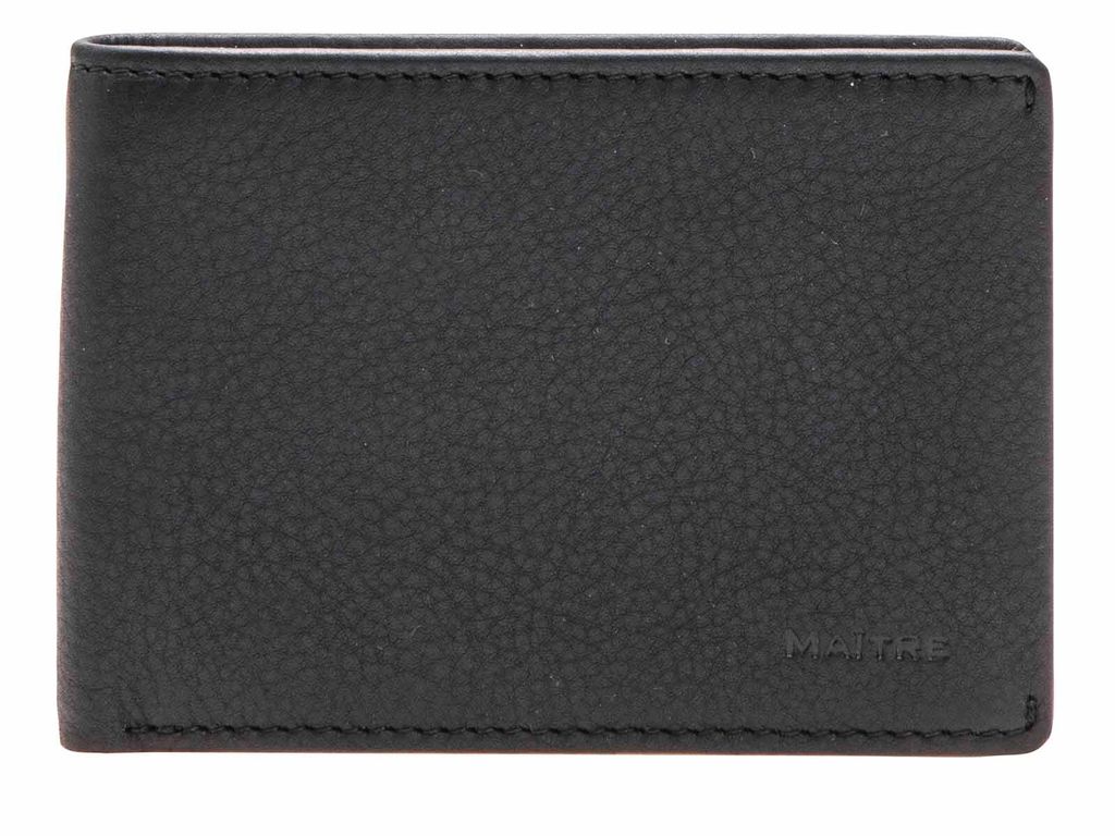 Maitre Geldbörse F3 Gerold Schwarz 7.5 Produktbild 