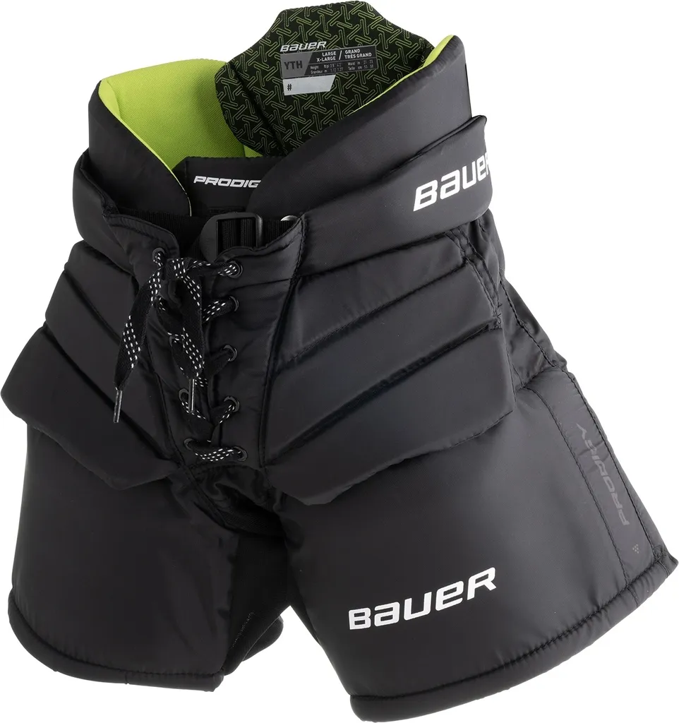 Pantalon gardien Bauer Prodigy noir S/M avec rembourrage haute densité