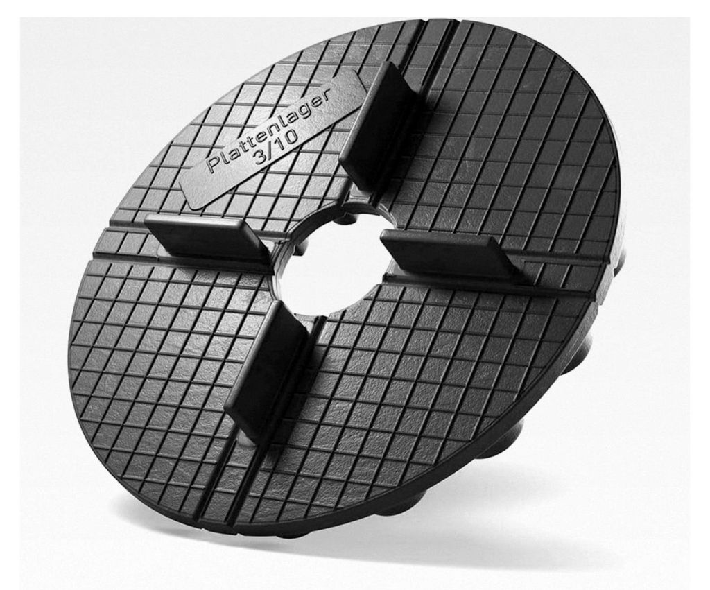 150x Plattenlager - Flexibles Terrassenlager mit 3mm Fugenkreuz für Feinsteinzeugplatten – 1cm Auflagenhöhe – Germany