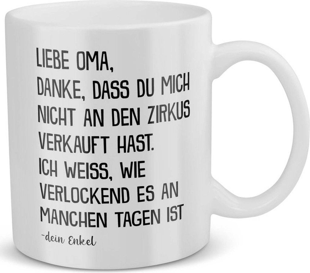 22Feels Oma Geschenk von Enkel Geburtstag Grossmutter Tasse Weihnachten Rentnerin Kaffeetasse Frauen Beste Grosseltern Muttertag Geschenkidee