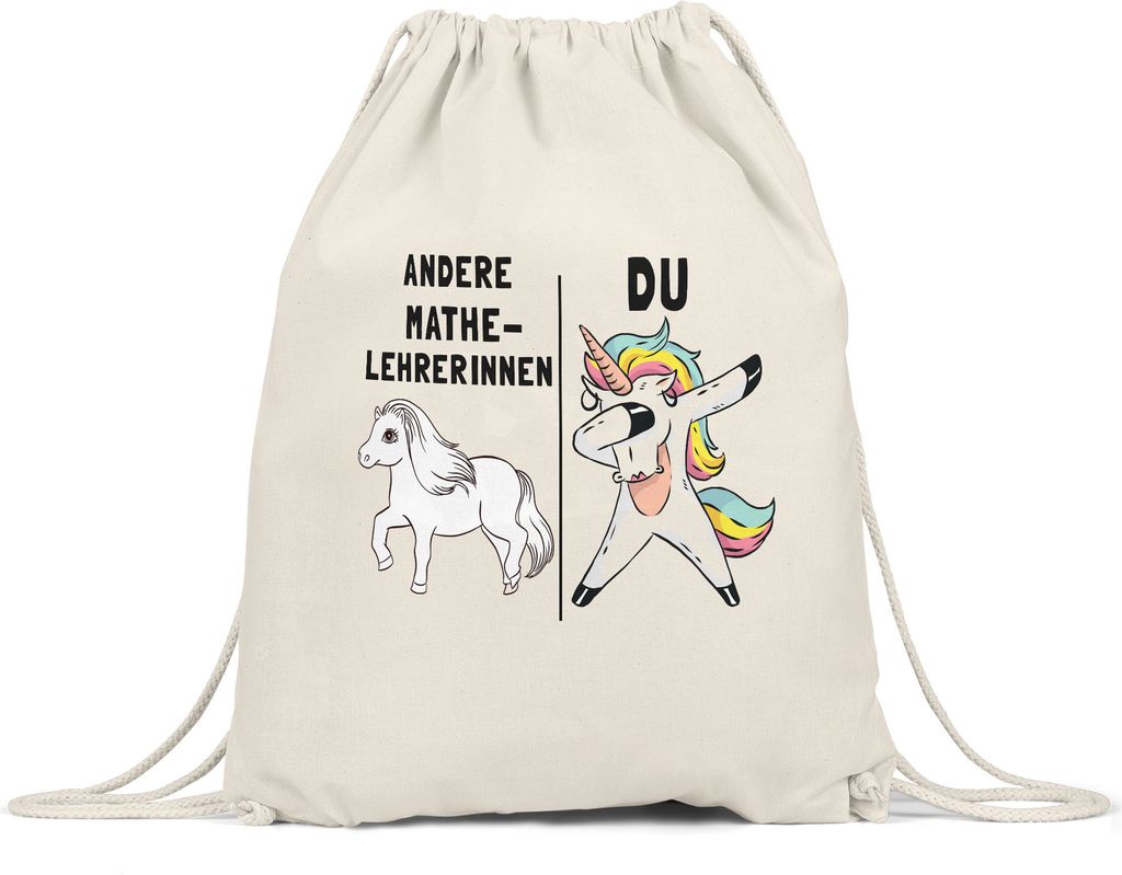 Andere Mathelehrerinnen Du Turnbeutel Gymsack Pferd Einhorn Humor Lustig Unicorn Geschenk Apotheke