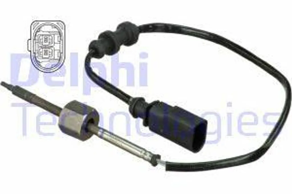 DELPHI TS30091 Sensore temperatura gas di scarico OE 06F906088D compatibile con Touran, Golf V, Golf Plus, A3 8P
