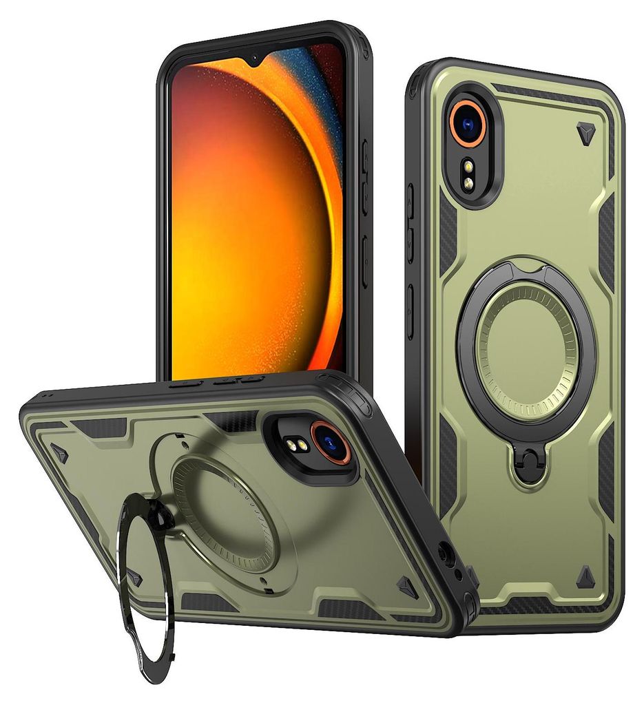 Dual Layer Hülle für Samsung Galaxy XCover7 mit Ring Produktbild 
