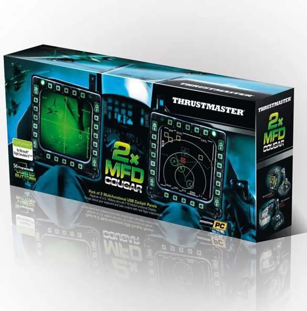 Thrustmaster MFD Cougar avec 48 boutons programmables et port USB - 30