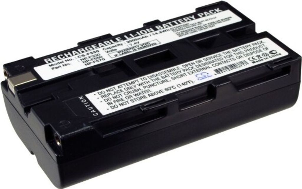 Batteri för NP-F330 ersättningsbatteri