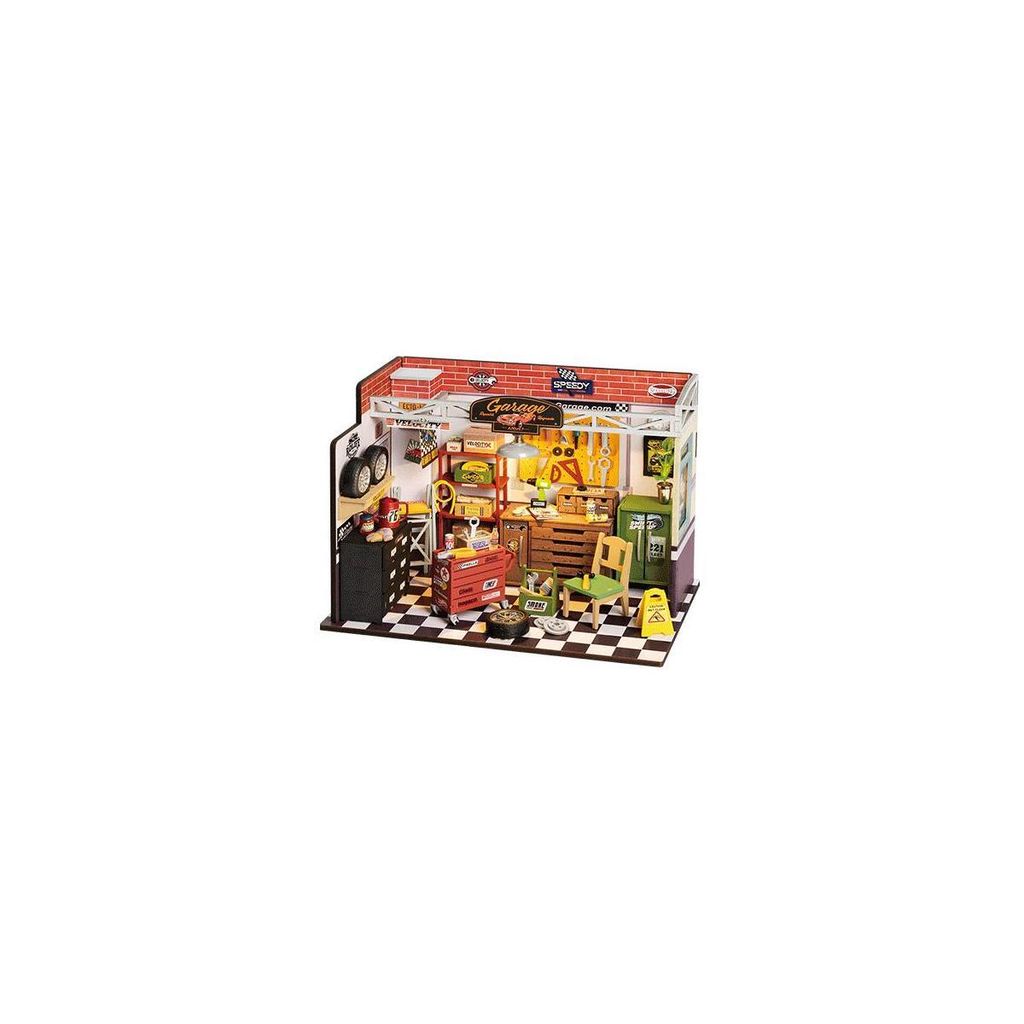 puzzle 3D, mini maison Garage Atelier, Bois, Rolife, 157 Image du produit 