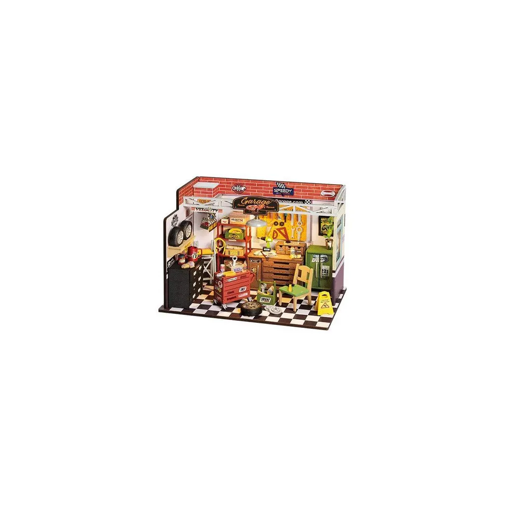 Maison miniature RoboTime Garage, idée cadeau loisir créatif adulte