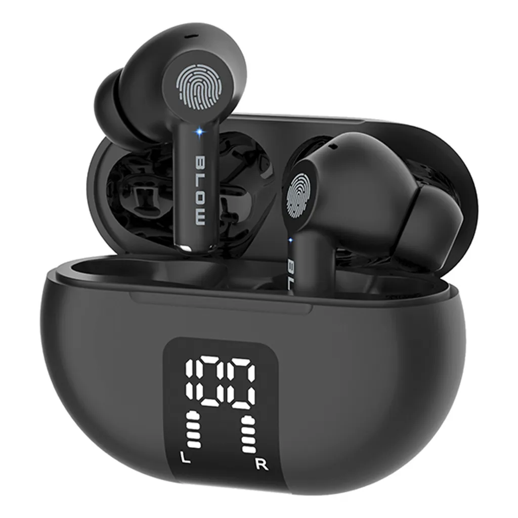 Casque Bluetooth 5.3 BLOW à indicateur LED et réduction de bruit ENC