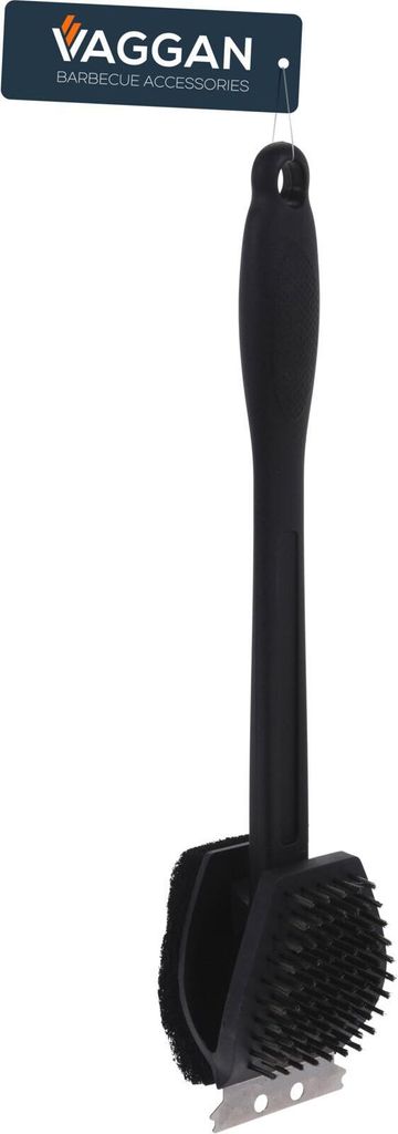 Vaggan 3in1 Grillbürste 38 cm schwarz