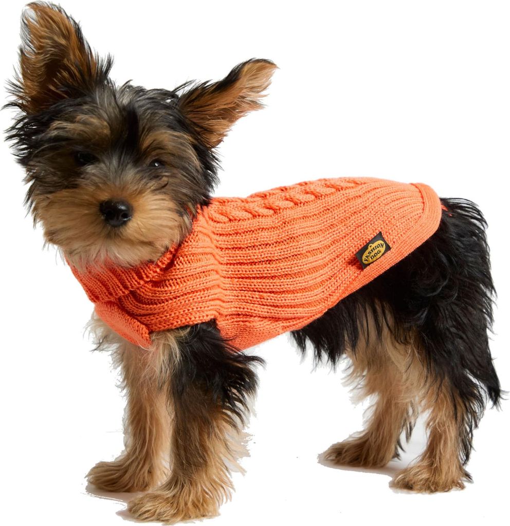 Fashion Dog Hundepullover aus Merinowollmischung - orange - 39 cm