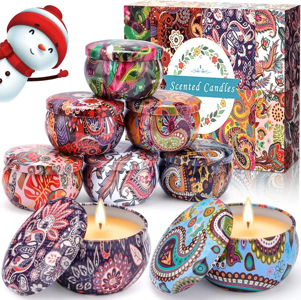 Bougies parfumées pour yoga et méditation lot de 8 senteurs zen