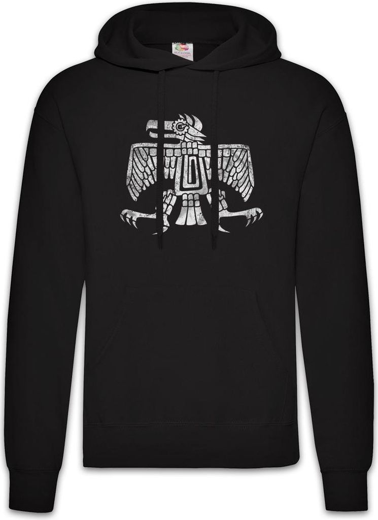 Urban Backwoods Aztec Eagle, Herren Hoodie, Farbe: Schwarz, Größe: S