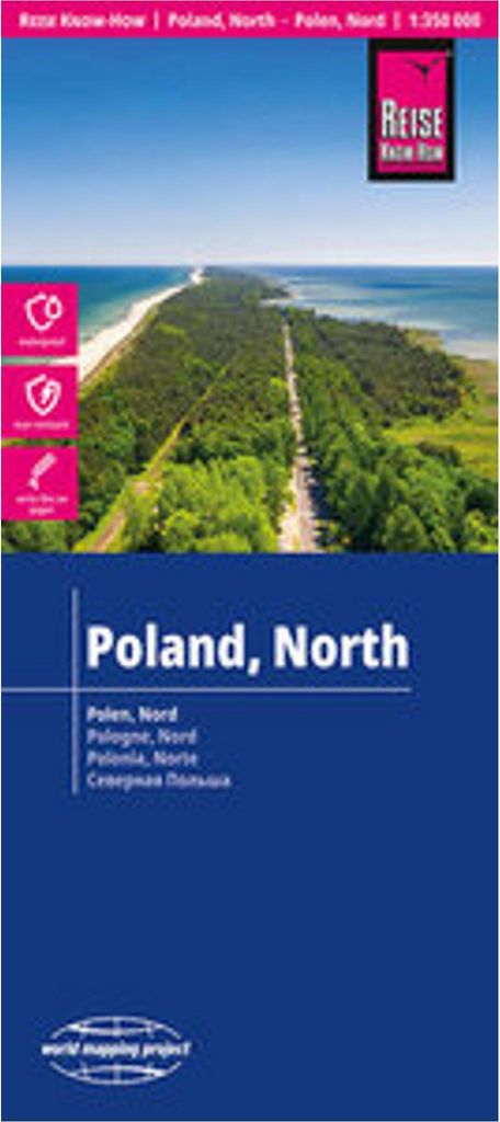 Reise Know-How Landkarte Polen, Nord | Poland, North (1:350.000)