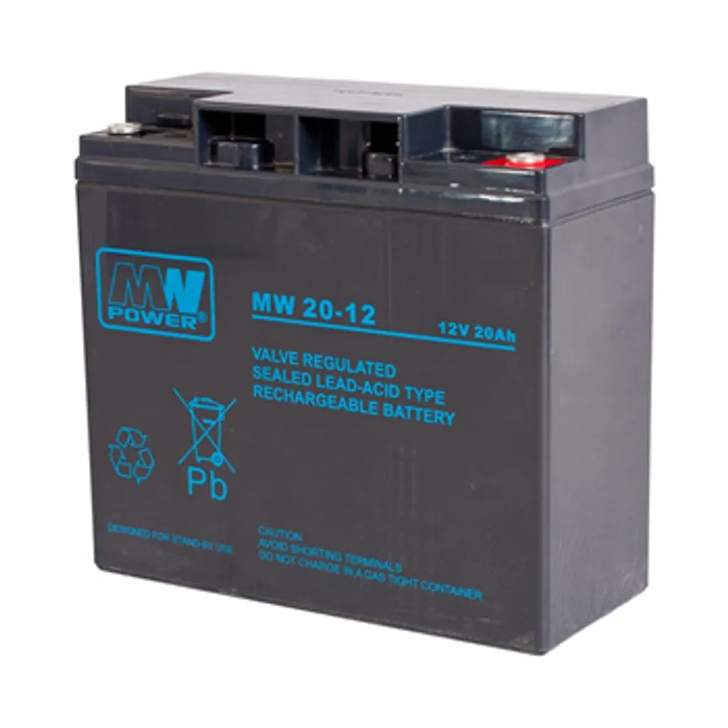 Batterie gel 12V 20Ah MB 20-12 MW Power pour onduleur et stockage