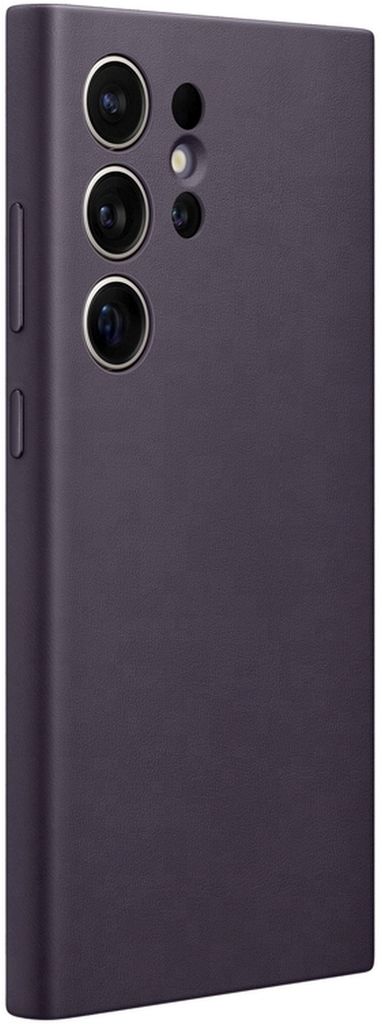 Samsung by Hochuen Vegan Leather Case S24 Ultra, Dark Violet