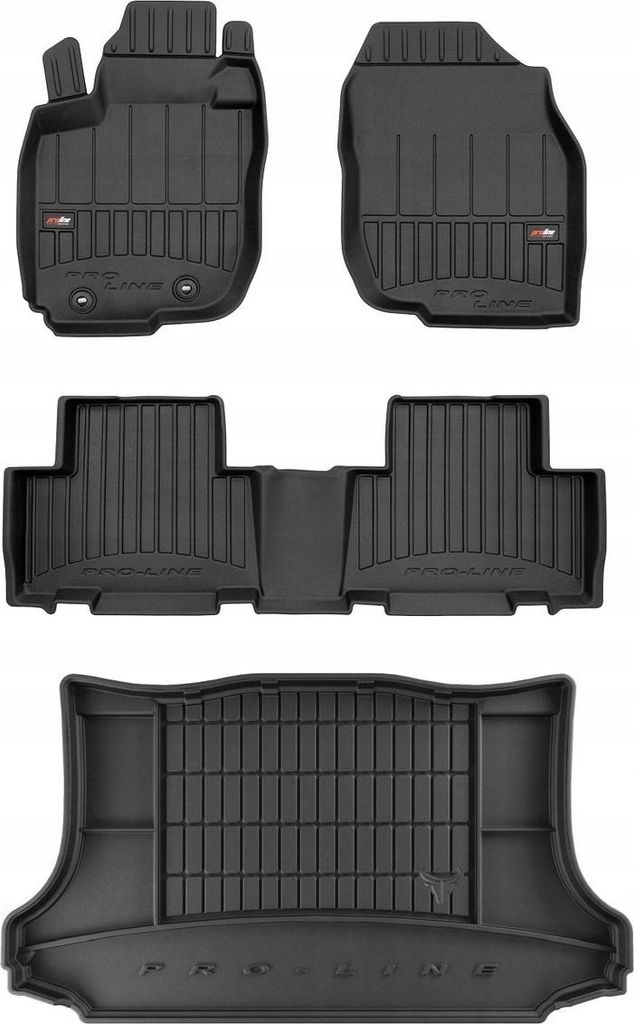 3D SET Gummimatten und Fußmatten Toyota Rav4 III 3