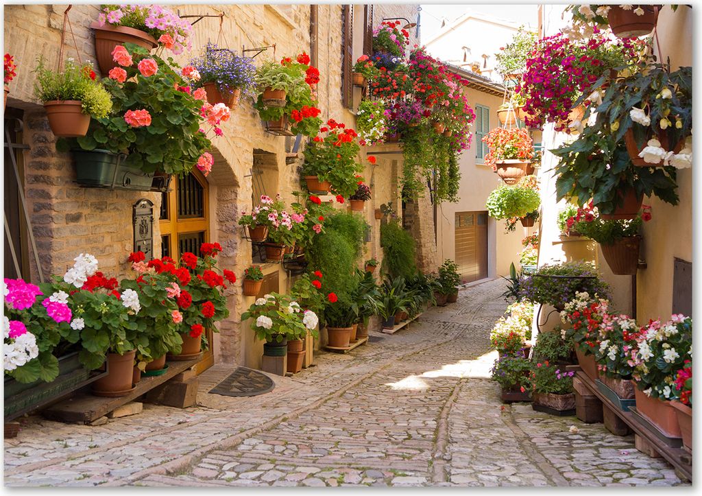 Tulup Glas-Bild - 100 x 70 - Wandbild aus Glas - Wandkunst - Wandbild hinter gehärtetem Sicherheitsglas - Sehenswürdigkeiten & Architektur - Re...