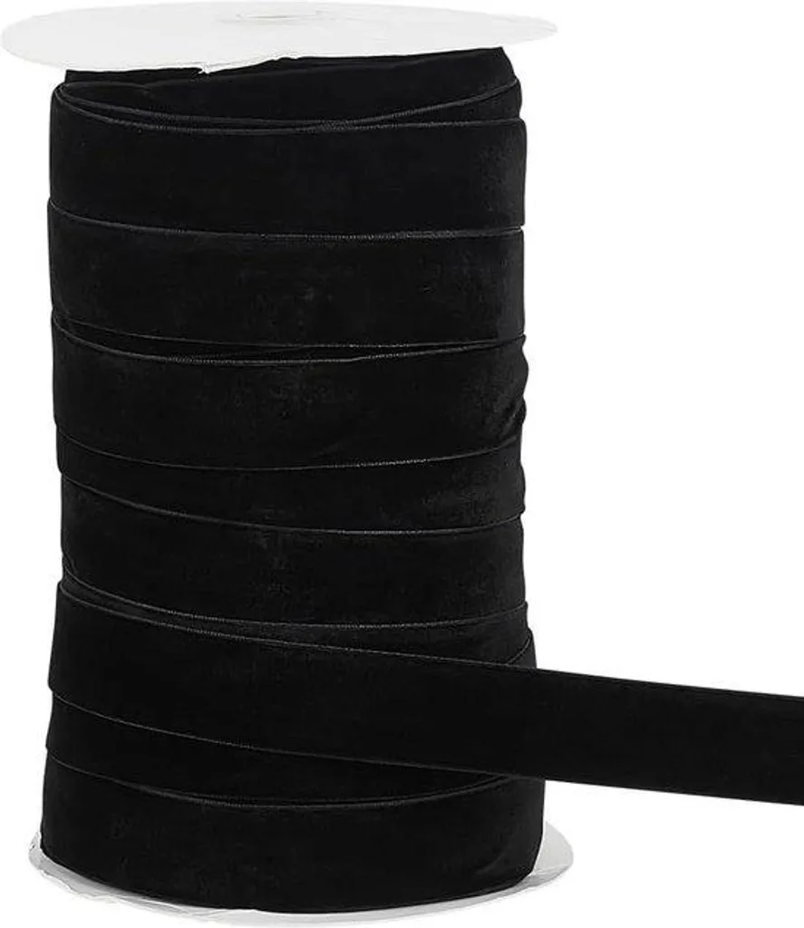 Ruban de soie noir 25 mm en nylon avec impression unilatérale de qualité