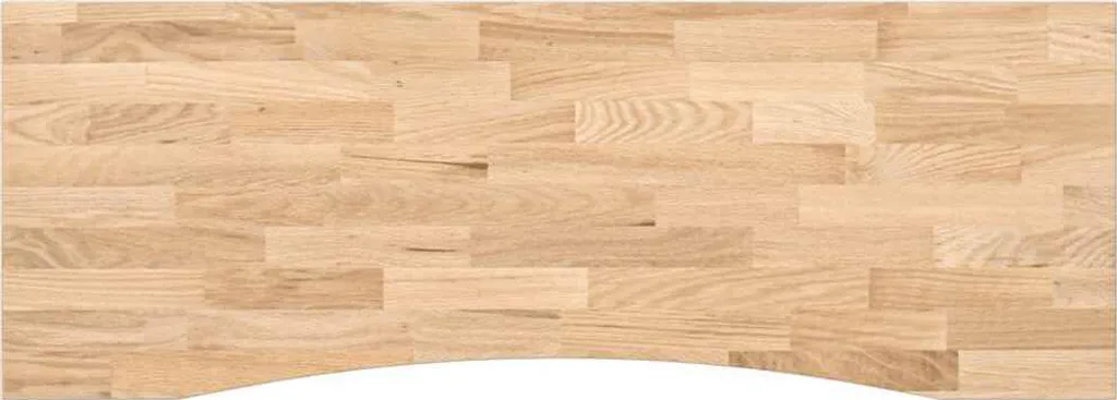 Piano Scrivania in Quercia Massiccia vidaXL 140x50 cm | Calore Naturale