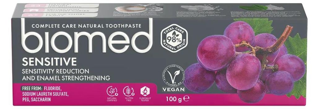 Biomed Sensitive Zahnpasta für empfindliche Zähne, stärkt Produktbild 