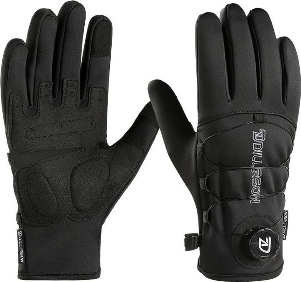 INF Winter Thermo Motorradhandschuhe für Herren - Winddicht Produktbild 