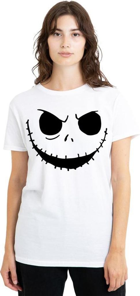 The Nightmare Before Christmas - T-Shirt für Damen TV25249 (L) (Weiß)