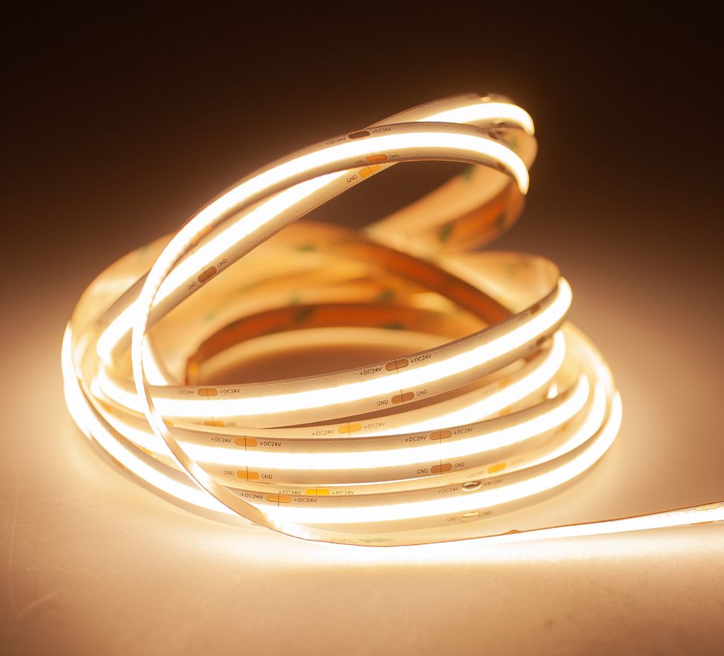 LED Strip COB Eco 504 Warmweiß (3000K) 36W 3 Meter 24V IP20 CRI 82