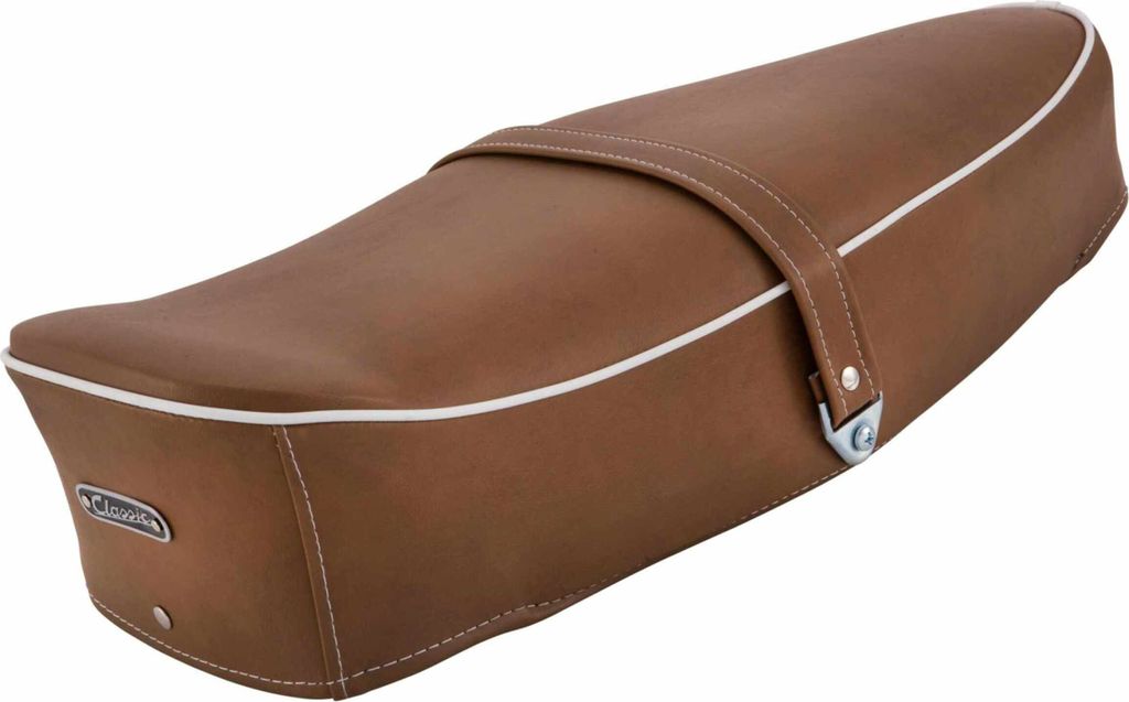 SIP Classic Sitz beige braun RAL 8024 mit weißer Paspel und Produktbild 